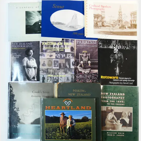 ELEVEN NZ PHOTOGRAPHY BOOKS: HISTORICAL INCL. 'MAKING NEW ZEALAND VOL.1